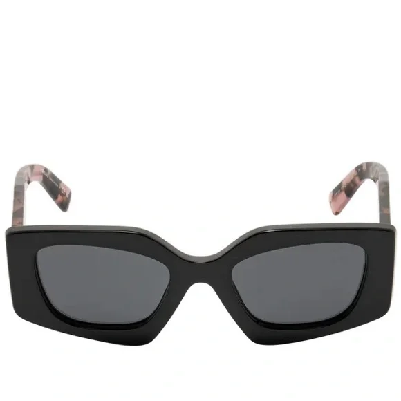 New-PRADA EYEWEAR PR 15YS SUNGLASSESBLACK & PINK display picture 3